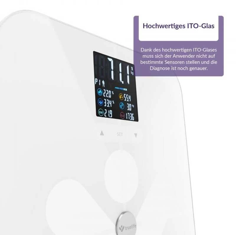 Svarstyklės TrueLife TrueLife FitScale W7 BT Baltas