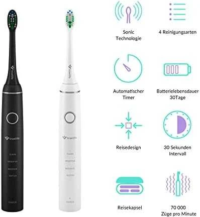 Dantų šepetėlis „TrueLife SonicBrush Compact Duo“.