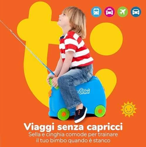Trunki kelioninis lagaminas su ratukais vaikams | Terrance