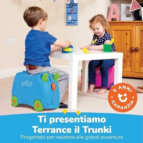 Trunki kelioninis lagaminas su ratukais vaikams | Terrance