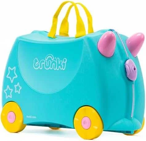Trunki kelioninis lagaminas su ratukais vaikams | Vienaragis Una