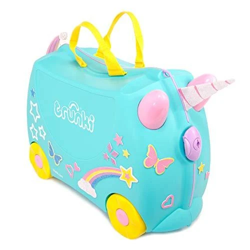 Trunki kelioninis lagaminas su ratukais vaikams | Vienaragis Una
