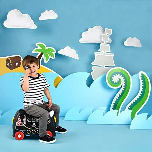 Trunki kelioninis lagaminas su ratukais vaikams | Piratas Pedro