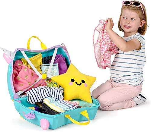 Trunki kelioninis lagaminas su ratukais vaikams | Vienaragis Una