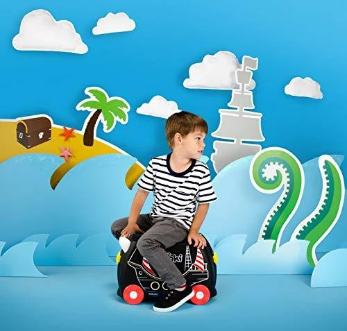 Trunki kelioninis lagaminas su ratukais vaikams | Piratas Pedro