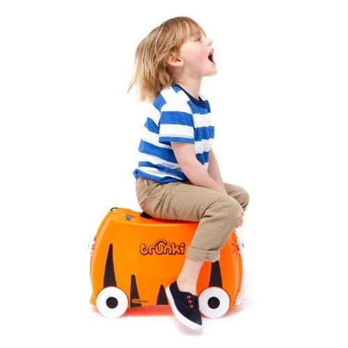 Trunki kelioninis lagaminas su ratukais vaikams | Tigriukas Tipu
