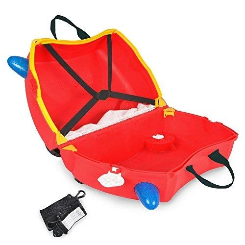 Trunki kelioninis lagaminas su ratukais vaikams | Gaisrinis automobilis Frank