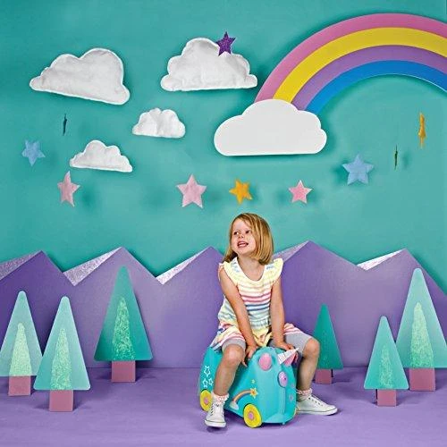 Trunki kelioninis lagaminas su ratukais vaikams | Vienaragis Una