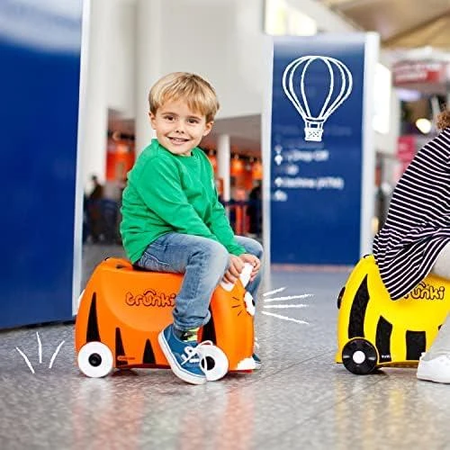 Trunki kelioninis lagaminas su ratukais vaikams | Tigriukas Tipu