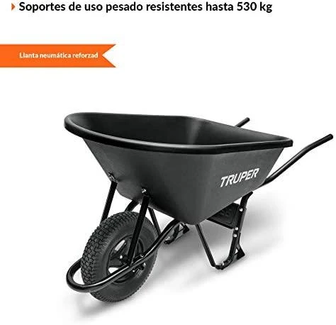Truper 120L karutis su plastikine talpa