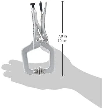 Replės fiksuojamos plokščiais antgaliais 150 mm tipas C Truper®