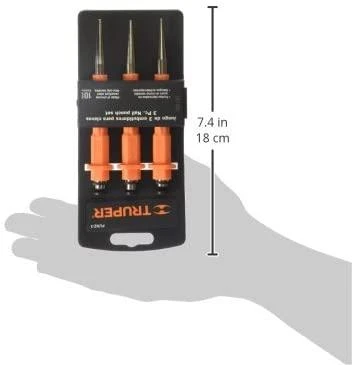 Metalo žymeklių (kernų) rinkinys 3vnt Truper®