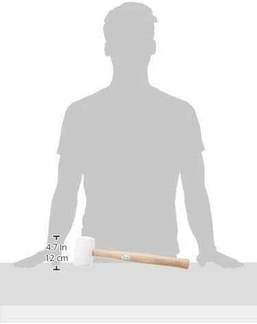 Guminis plaktukas su medine rankena. Galva 680g, 63mm smogiamoji plokštuma Truper®