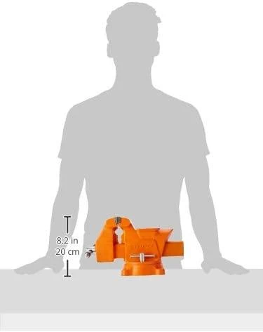 Šaltkalvio spaustuvai, HEAVY DUTY 100mm 11,4kg. 360° pasukamas. Truper®