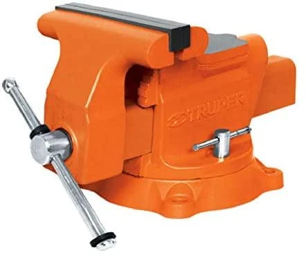 Šaltkalvio spaustuvai, HEAVY DUTY 100mm 11,4kg. 360° pasukamas. Truper®