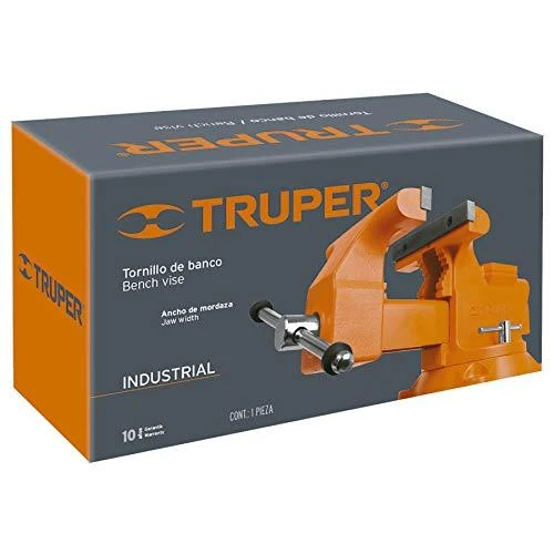 Šaltkalvio spaustuvai, HEAVY DUTY 150mm 24,2kg. 360° pasukamas. Keičiamos lūpos Truper®