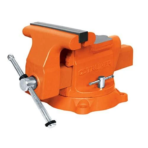 Šaltkalvio spaustuvai, HEAVY DUTY 150mm 24,2kg. 360° pasukamas. Keičiamos lūpos Truper®