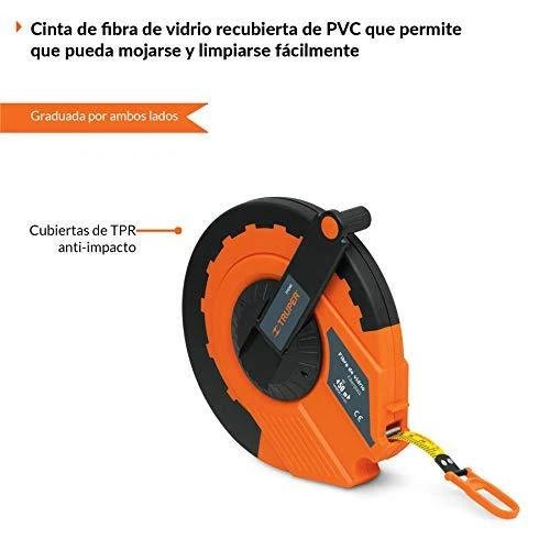 Ruletė 50m (stiklo plu Truper®
