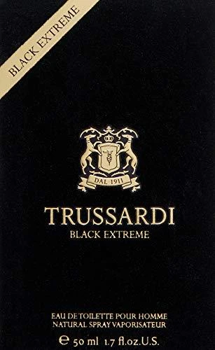 Trussardi Juodas Extreme EDT tualetinis vanduo vyrams, 50 ml
