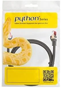 Python Series PYTHON Python 8063PY-005S Juodas tinklo kabelis 0,5 m Cat6 SF/UTP (S-FTP)