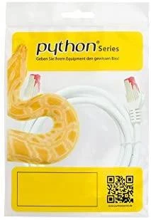 Python RNS Patchkabel Cat.6 S/FTP PiMF PVC 250MHz OFC 1,0m balta