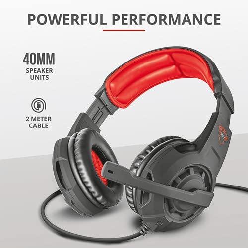 Žaidimų ausinės Trust GXT 310 Radius, Juodos, 21187 | Varle.lt