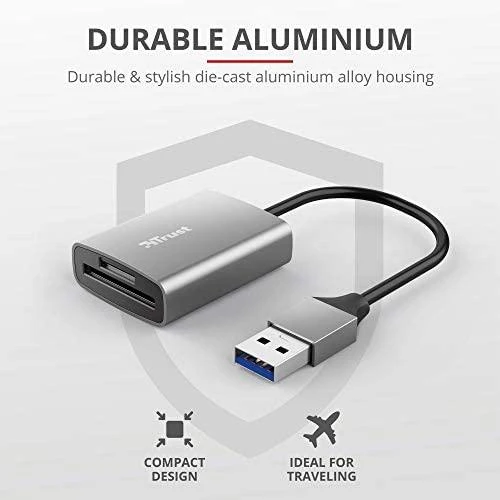 Atminties kortelė SKAITYTUVAS KORTELIŲ TRUST DALYX 24135 USB 3.2