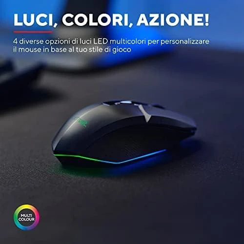 Kompiuterio pelė Trust GXT110 Felox, juoda