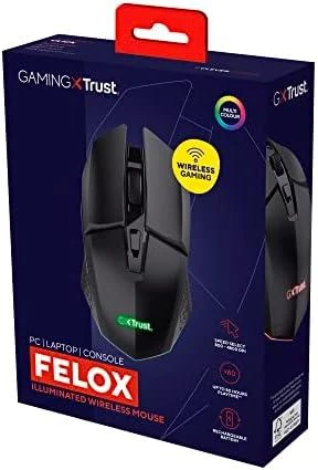 Kompiuterio pelė Trust GXT110 Felox, juoda