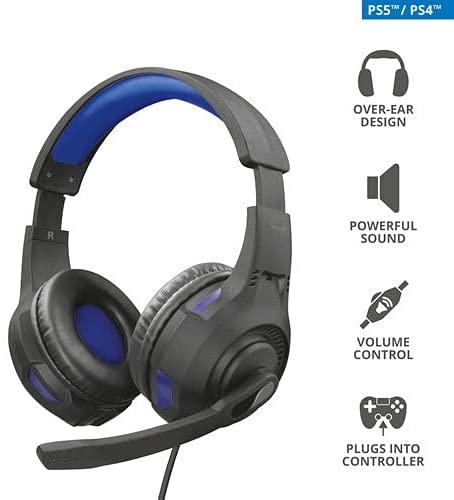 Trust Gaming Cuffie Ravu Gxt307B 23250 Pc Laptop Ps4 Ps5