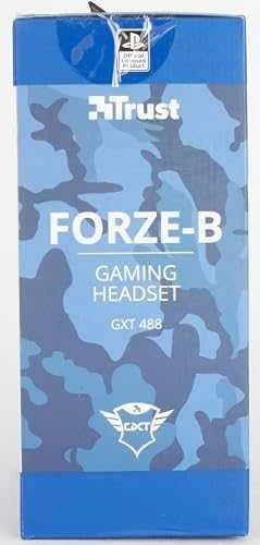 Žaidimų ausinės Trust GXT 488 Forze-B PS4 oficialus licencijuotas produktas, Mėlynos, 23532