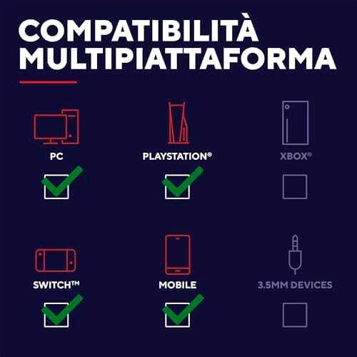 Trust GXT 491W FAYZO Ausinės su laidu & Belaidės su lankeliu ant galvos Gaming USB Type-C Bluetooth Juodas, Baltas