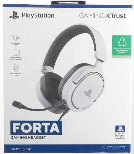 Trust GXT498W FORTA Baltos laidinės ausinės PS5