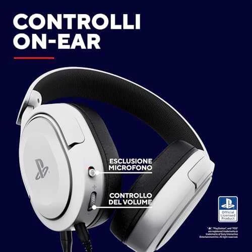 Trust GXT498W FORTA Baltos laidinės ausinės PS5