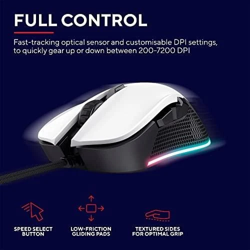 TRUST GXT 922 YBAR pelė su laidu | 7200 DPI