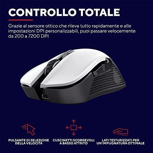 TRUST GXT 923W YBAR belaidė pelė | 7200 DPI