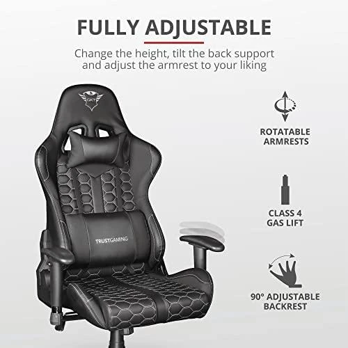 Žaidimų kėdė Trust GXT 708 Resto Gaming Chair, Juoda, 24436