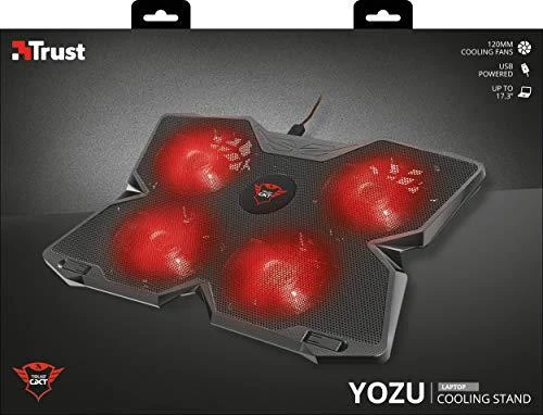 Aušinimo kilimėlis „Trust GXT 278 Yozu 20817“ (17 colių, 4 ventiliatoriai)