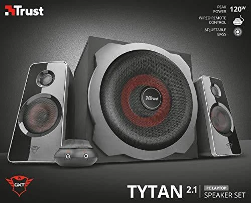 Kompiuterio kolonėlės Kolonėlės Trust GXT 38 2.1 Subwoofer
