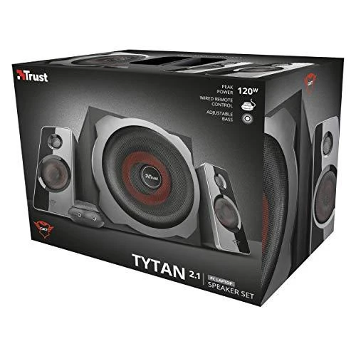 Kompiuterio kolonėlės Kolonėlės Trust GXT 38 2.1 Subwoofer