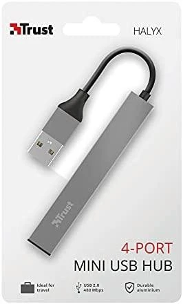 Įvesties/išvesties šakotuvas MINI-USB 4PORT23786 TRUST
