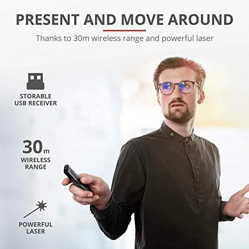Trust Kazun - wireless presenter (pilkas)