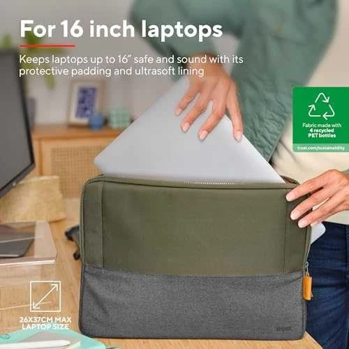 Trust Computer Products „Trust Lisboa“, įmautės formos dėklas, 40,6 cm (16 colių), 208 g