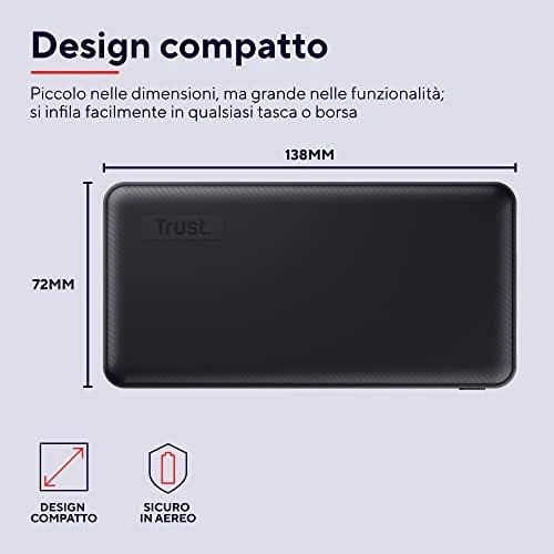Trust Primo Lithium-Ion (Li-Ion) 15000 mAh Juodas