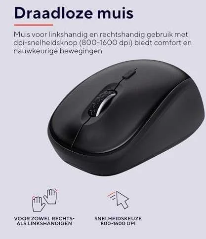 Periferinių įrenginių rinkinys Trust Ody II Silent Juodas