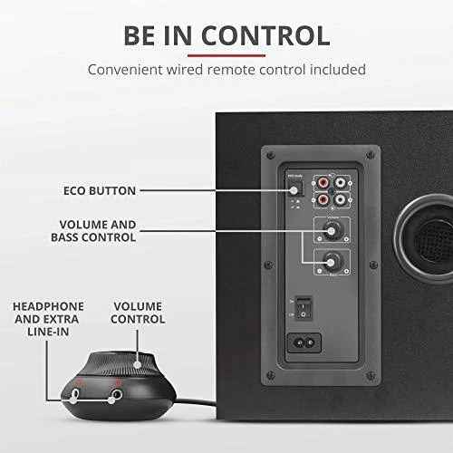 Kompiuterio kolonėlės Kolonėlės Trust GXT 38 2.1 Subwoofer