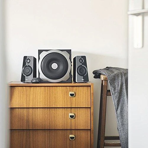 Kompiuterio kolonėlės Kolonėlės Trust Tytan 2.1 Subwoofer Juod