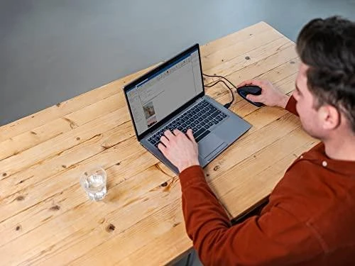 Kompiuterio pelė Trust USB Verto, ergonomiška, juodos spalvos