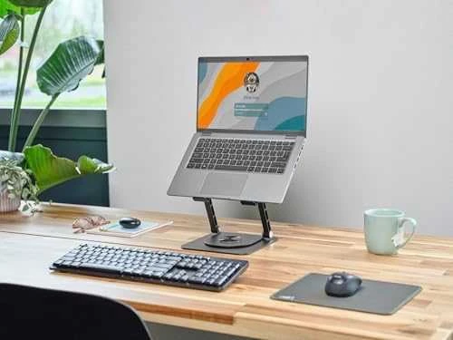 Trust Zeff Metal Juodas - notebook stand 40.6 cm (16"), juodas