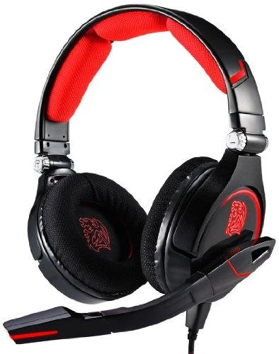 Ausinės su mikrofonu Thermaltake eSports Cronos Juodas Neodymium HT-CRO008ECBL (juodos spalvos